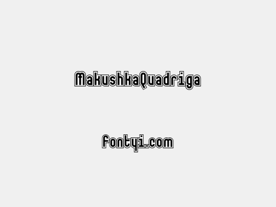 MakushkaQuadriga