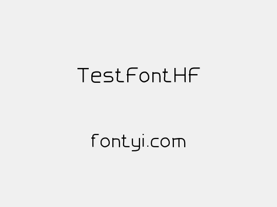 TestFontHF