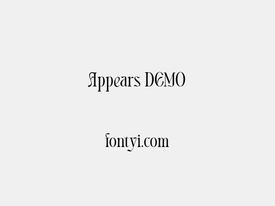Appears DEMO