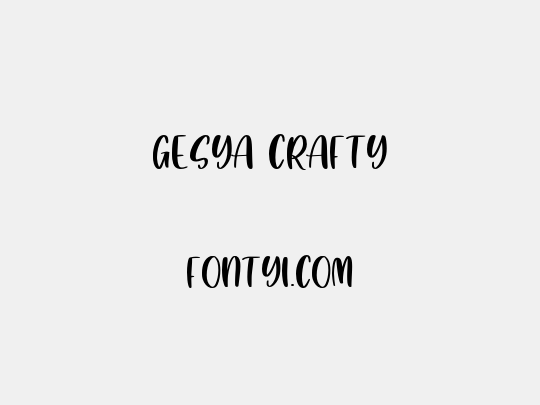 Gesya Crafty