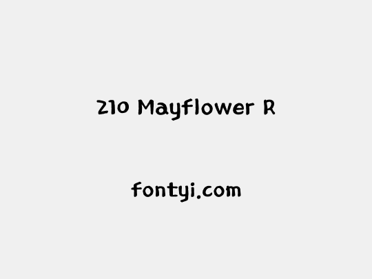 210 Mayflower R