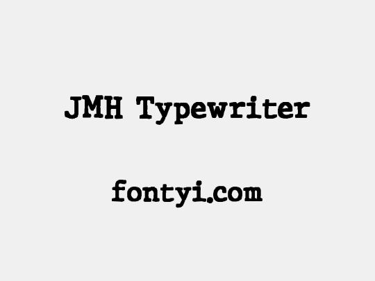 JMH Typewriter
