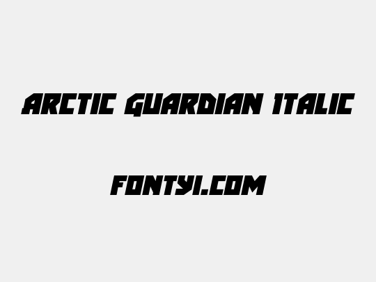 Arctic Guardian Italic