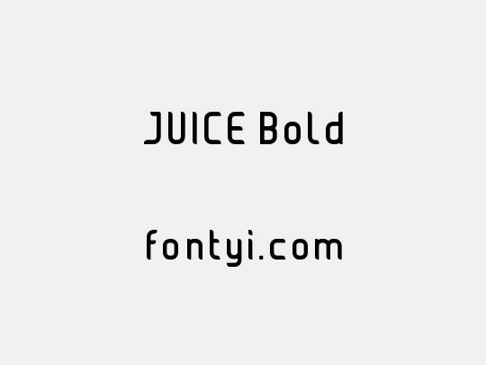 JUICE Bold