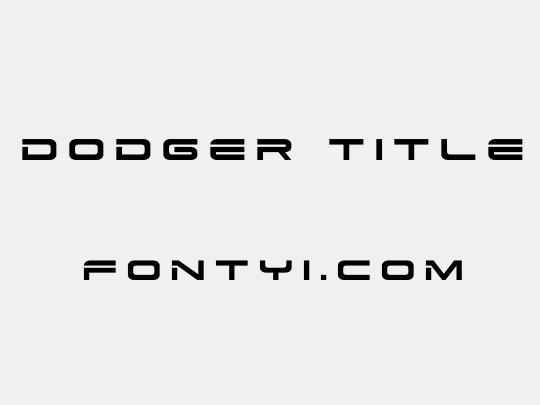 Dodger Title