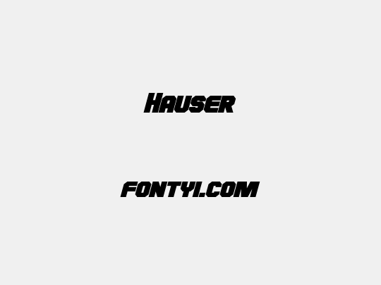Hauser
