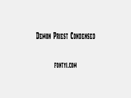 Demon Priest Condensed