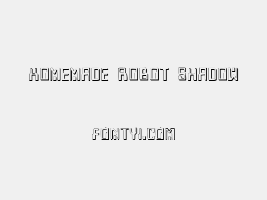 Homemade Robot Shadow