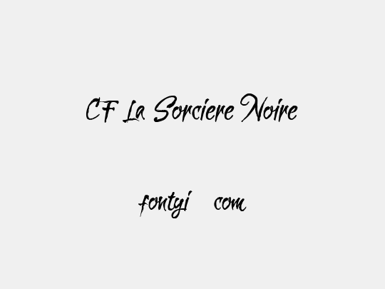 CF La Sorciere Noire