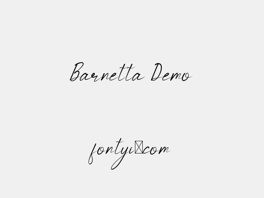 Barnetta Demo