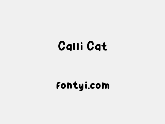 Calli Cat