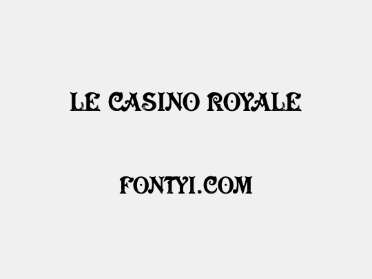 Le Casino Royale