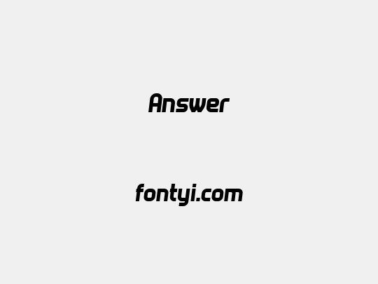 Answer