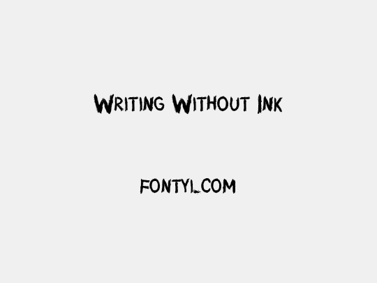 Writing Without Ink