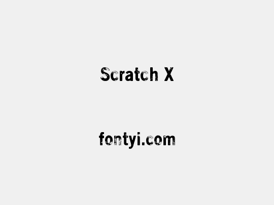 Scratch X
