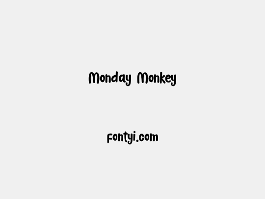 Monday Monkey