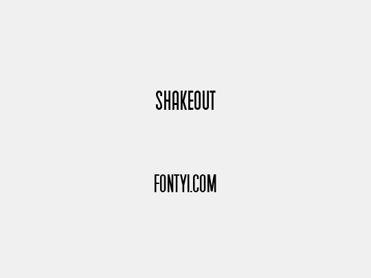 Shakeout