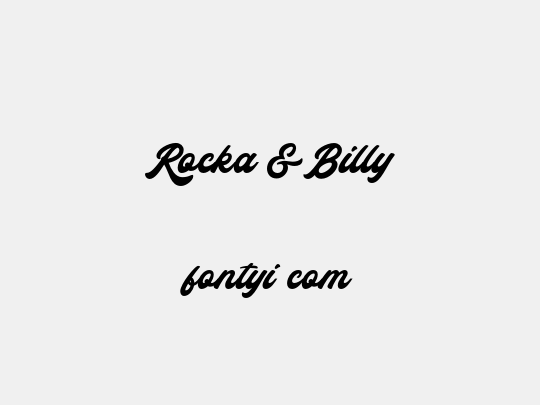 Rocka & Billy