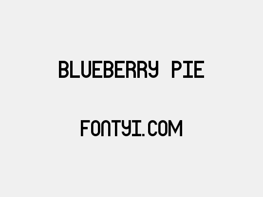 Blueberry Pie