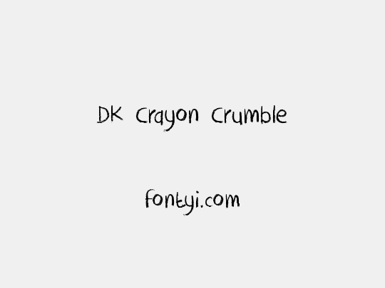 DK Crayon Crumble