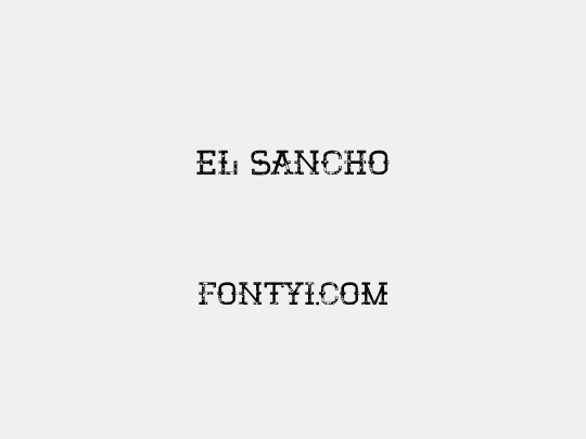 El Sancho