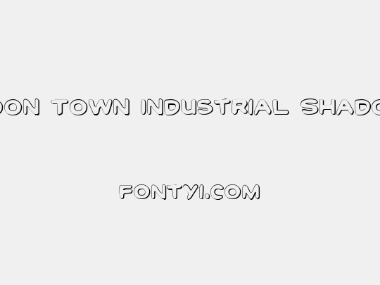 Toon Town Industrial Shadow