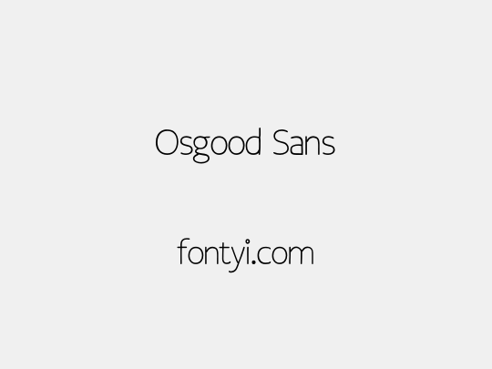 Osgood Sans
