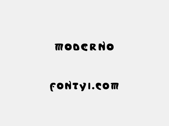 Moderno