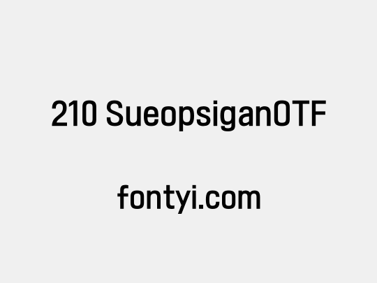 210 SueopsiganOTF