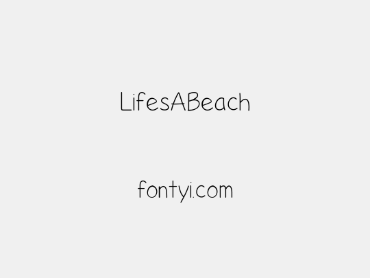 LifesABeach