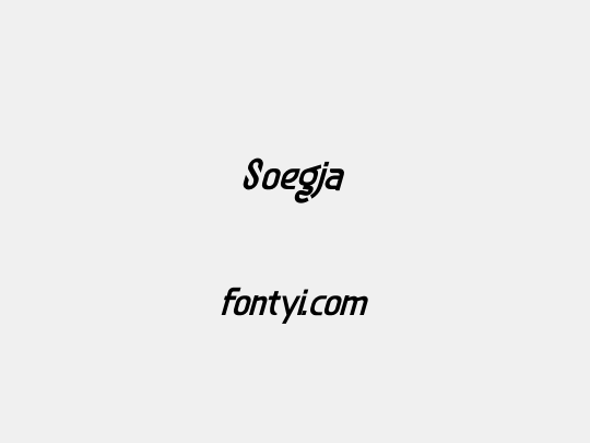Soegja