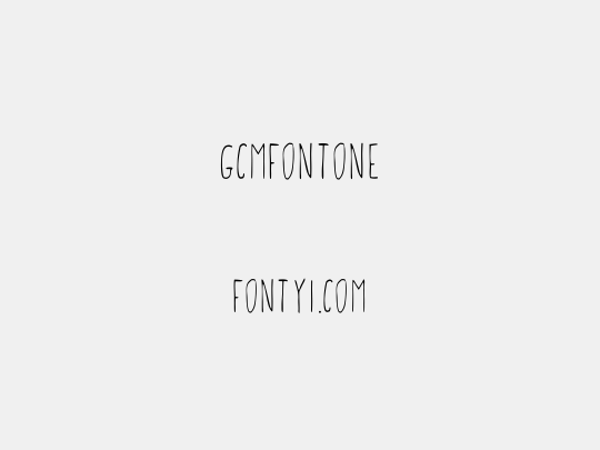 GCMFontone