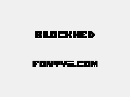 Blockhed