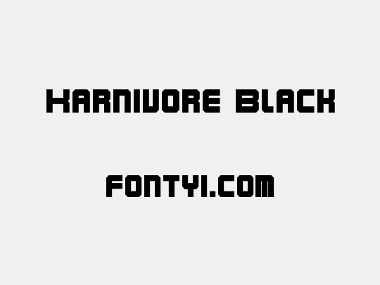 Karnivore Black