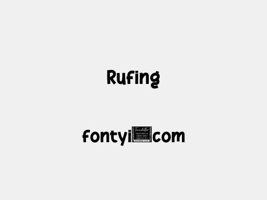 Rufing