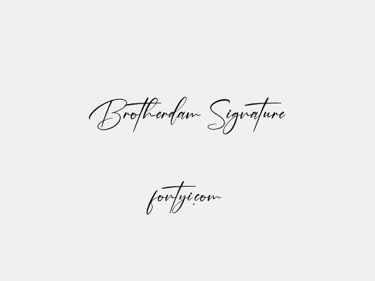 Brotherdam Signature