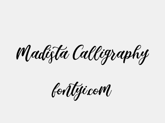 Madista Calligraphy