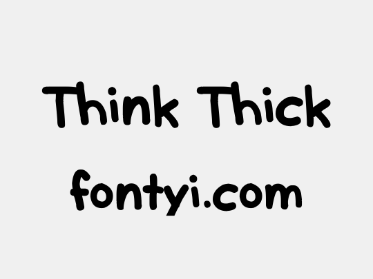 Think Thick