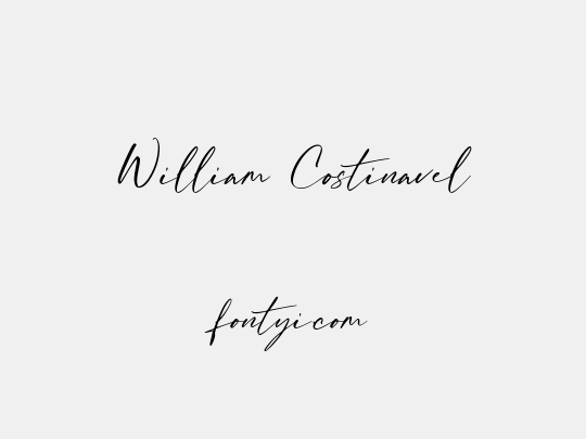 William Costinavel
