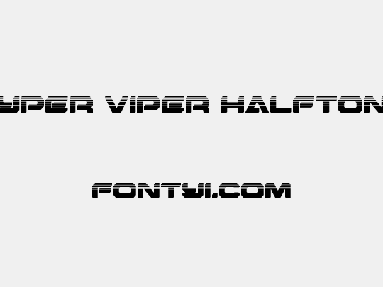 Hyper Viper Halftone