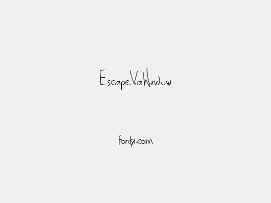 EscapeViaWindow