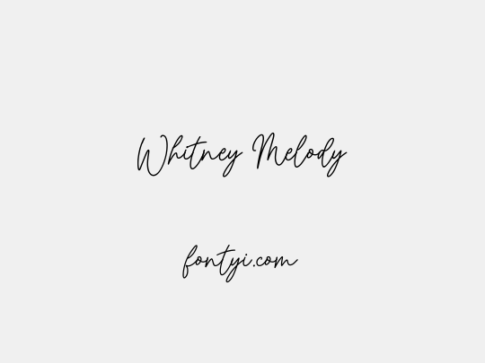 Whitney Melody