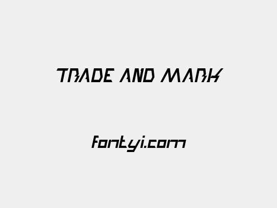 TRADE AND MARK