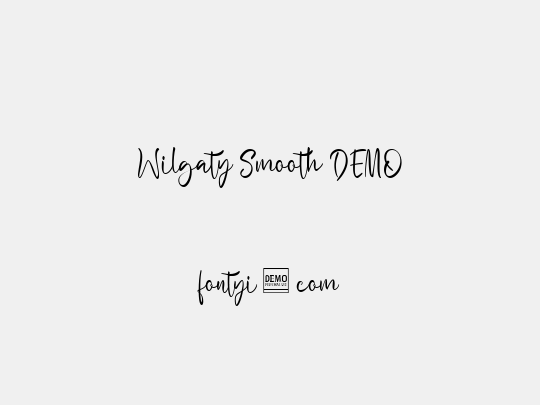 Wilgaty Smooth DEMO