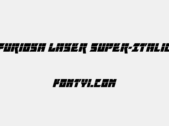 Furiosa Laser Super-Italic