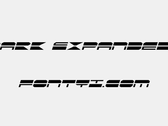 QuickMark Expanded Italic