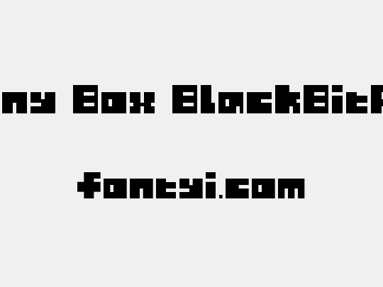 Tiny Box BlackBitA8