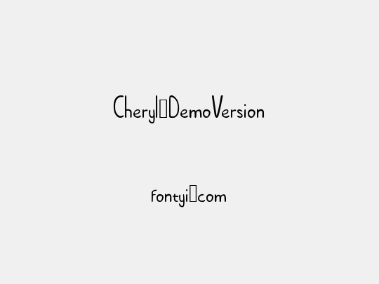 Cheryl_DemoVersion