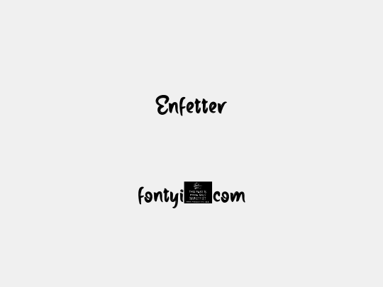 Enfetter