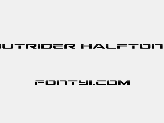 Outrider Halftone